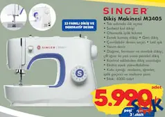 SİNGER DİKİŞ MAKİNESİ M3405